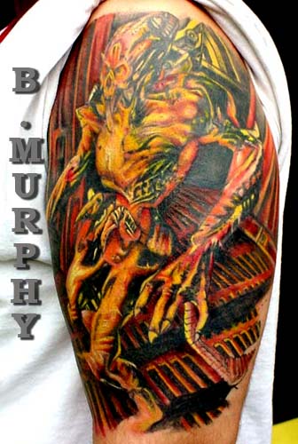 Tattoos - Bio Mech tattoos - ROBOSKULL